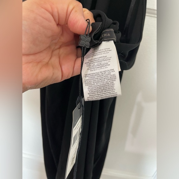 NWT BCBG MaxAzria VEDA halter black mini dress - Picture 6 of 7